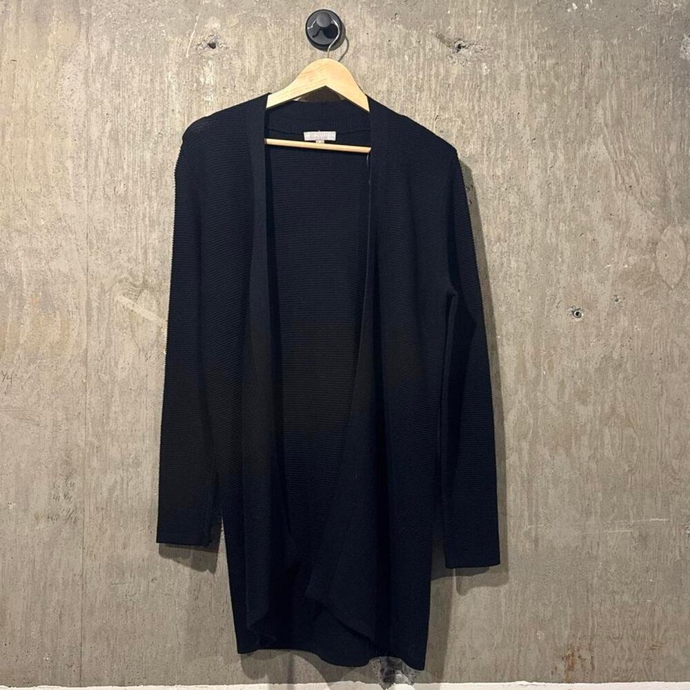 Black long cardigan